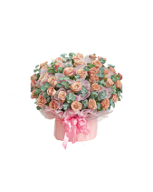 Capuchino Rose Basket - belovedbeyond.com