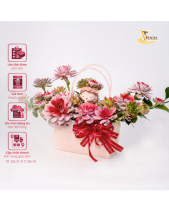 Empire-Nàng Duyên Dáng_Giỏ Hoa Sen Đá Cắm Sáng Tạo - belovedbeyond.com
