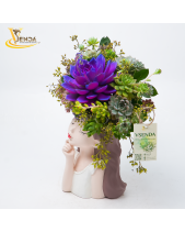 [Giữ Lại Rễ] Ngọt Ngào_Lẵng Hoa Cô Gái Sen Đá - belovedbeyond.com