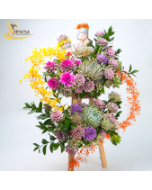 [Giữ Lại Rễ] Độc Lập_Kệ Hoa Sen Đá Mini Cắm Sáng T - belovedbeyond.com