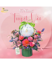 [Giữ Lại Rễ] Đặc Biệt_Lẵng Hoa Sen Đá - belovedbeyond.com