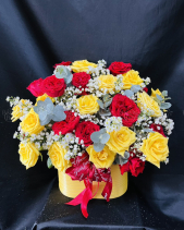 Giỏ Hoa Tone Vàng - belovedbeyond.com