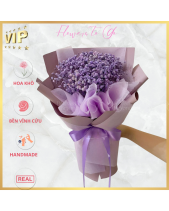 Bó Hoa Baby Tím | Hoa Khô Vĩnh Cửu - belovedbeyond.com