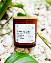 Nến Thủy Tinh Midimo Nâu 230G - Red Apple Cedar - belovedbeyond.com