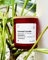 Nến Thủy Tinh Midimo Đỏ 230G - Smoky Patchouli - belovedbeyond.com