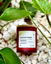 Nến Thủy Tinh Midimo Đỏ 230G - Spakling Honey - belovedbeyond.com