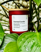 Nến Thủy Tinh Midimo Đỏ 230G - Spakling Honey - belovedbeyond.com