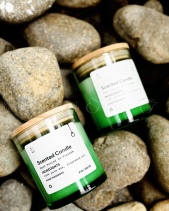 Nến Thủy Tinh Ombre Xanh Lá 230G - Sound Of Forest - belovedbeyond.com