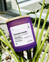 Nến Thủy Tinh Midimo Tím 230G - Spakling Honey - belovedbeyond.com