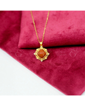Dây Chuyền Bạc 925 Xi Vàng Jasper - belovedbeyond.com