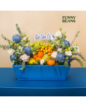 Giỏ Quà Trái Cây  Peony Chrysanthemum - belovedbeyond.com