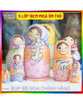 Bộ Búp Bê Nga Matryoshka 5 Lớp 18Cm 