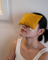 Gối Chườm Thảo Dược Size 20*10Cm - Màu Vàng - belovedbeyond.com