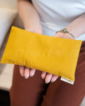 Gối Chườm Thảo Dược Size 20*10Cm - Màu Vàng - belovedbeyond.com