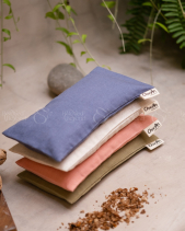 Gối Chườm Thảo Dược Size 20*10Cm - Màu Tím - belovedbeyond.com