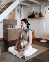 Gối Chườm Thảo Dược Size 20*10Cm - Màu Xanh Rêu - belovedbeyond.com