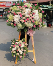 Hoa Chúc Mừng Khai Trương - Hồng Tươi 2 - belovedbeyond.com