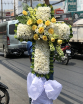 Lẵng Hoa Chia Buồn - Lời Nguyện Cầu Cb146 - belovedbeyond.com