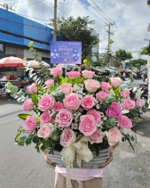 Hoa Hồng Sen - Hồng Hồng Tuyết Tuyết 010 - belovedbeyond.com