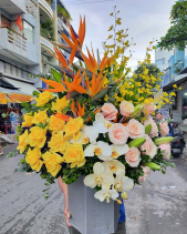 Hộp Hoa Khai Trương - Nắng Sớm - belovedbeyond.com