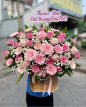 Giỏ Hoa - Song Hỷ Sn206 - belovedbeyond.com