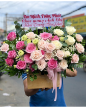 Giỏ Hoa - Ngày Mới Xinh Tươi Sn207 - belovedbeyond.com