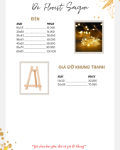 Khung Tranh Hoa Khô De Florist Saigon (Mẫu M02) - belovedbeyond.com