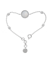 Lắc_Ngọc Trai Trắng_Bạc Ý Mạ Vàng Trắng_Moissanite - belovedbeyond.com