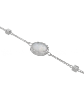 Lắc_Ngọc Trai Trắng_Bạc Ý Mạ Vàng Trắng_Moissanite - belovedbeyond.com
