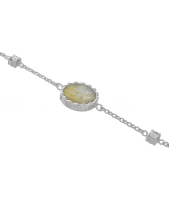 Lắc_Ngọc Trai Vàng_Bạc Ý Mạ Vàng Trắng_Moissanite - belovedbeyond.com