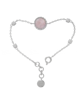 Lắc_Ngọc Trai Hồng_Bạc Ý Mạ Vàng Trắng_Moissanite - belovedbeyond.com