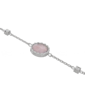 Lắc_Ngọc Trai Hồng_Bạc Ý Mạ Vàng Trắng_Moissanite - belovedbeyond.com