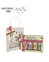 Hộp Quà Sữa Tắm Tinh Dầu An'sw 4 Chai 100G - belovedbeyond.com