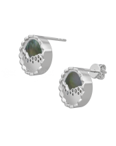 Bông Tai - Ngọc Trai Đen - Bạc Ý Mạ Vàng Trắng - belovedbeyond.com