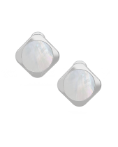 Bông Tai - Ngọc Trai Trắng - Bạc Ý Mạ Vàng Trắng - belovedbeyond.com