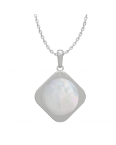 Mặt Dây - Ngọc Trai Trắng - Bạc Ý Mạ Vàng Trắng - belovedbeyond.com