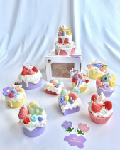Nến Thơm Tạo Hình Birthday Cake Size L - belovedbeyond.com