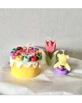 Nến Thơm Tạo Hình Birthday Cake Size L - belovedbeyond.com