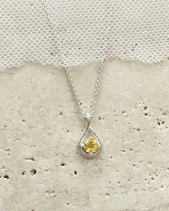 Mặt Đá Vô Cực  Citrine, Amethyst, Topaz Trắng - belovedbeyond.com