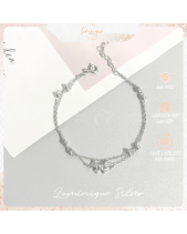 Lắc Tay Đôi Bạc S925 Họa Tiết Nơ - belovedbeyond.com