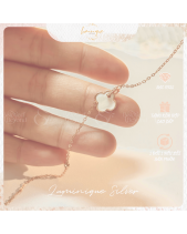 Dây Chuyền Bạc S925 Họa Tiết Cỏ 4 Lá - belovedbeyond.com