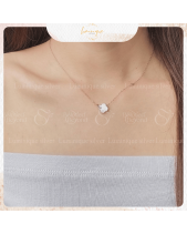 Dây Chuyền Bạc S925 Họa Tiết Cỏ 4 Lá - belovedbeyond.com