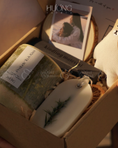 Set Quà Tặng Nến Thơm Cốc Tre Thiên Nhiên A2 - belovedbeyond.com