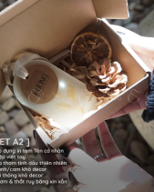 Set Quà Tặng Nến Thơm Cốc Tre Thiên Nhiên A2 - belovedbeyond.com