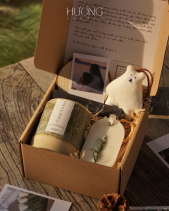 Set Quà Tặng Nến Thơm Cốc Tre Thiên Nhiên D1 - belovedbeyond.com