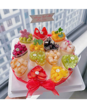 Set Bánh Kem Trái Cây Trái Tim Yêu Thương - belovedbeyond.com