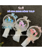 [Tự Làm - Làm Sẵn] Bó Hoa Tulip Kẽm Nhung Handmade - belovedbeyond.com