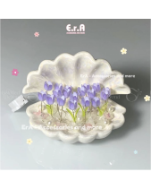 Đèn Ngủ Vỏ Sò Gốm Hoa Tulip, Quà Tặng Sinh Nhật - belovedbeyond.com
