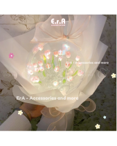 Set Tự Làm Bó Hoa Tulip Bóng Cầu Tròn Handmade - belovedbeyond.com