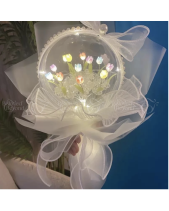 Set Tự Làm Bó Hoa Tulip Bóng Cầu Tròn Handmade - belovedbeyond.com